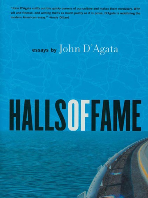 Title details for Halls of Fame by John D'Agata - Available